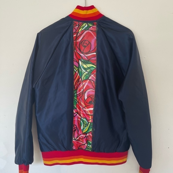 Vintage 80s Houston Astros Starter jacket custom painted coat satin adult SMall